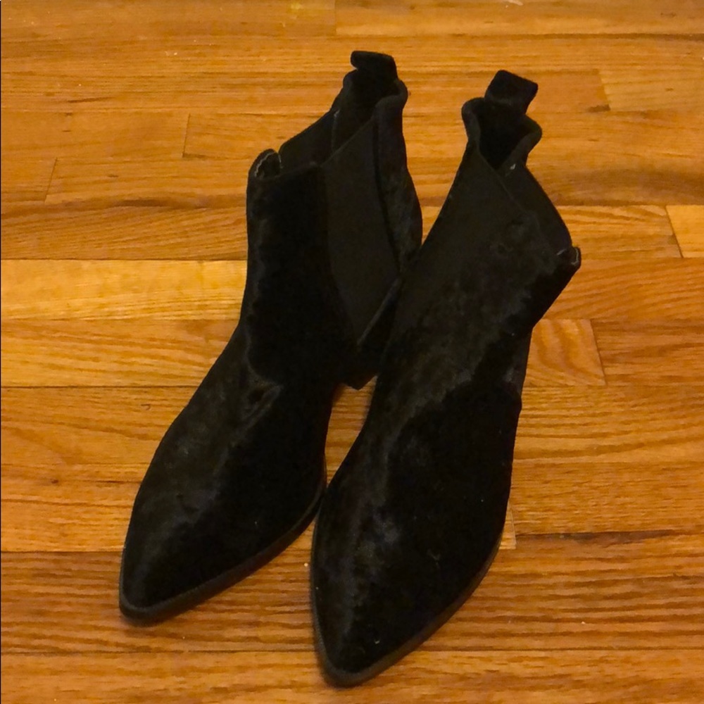 Black Velvet ASOS Boots
